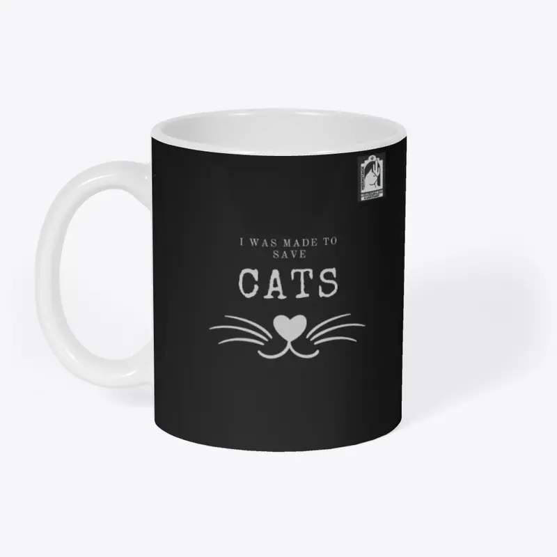 Made to Save Cats in black