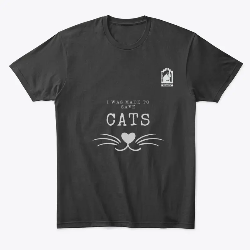 Made to Save Cats in black